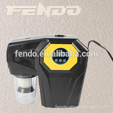 multifunctional function 4 in 1 car vacuum cleaner with digital air compressor